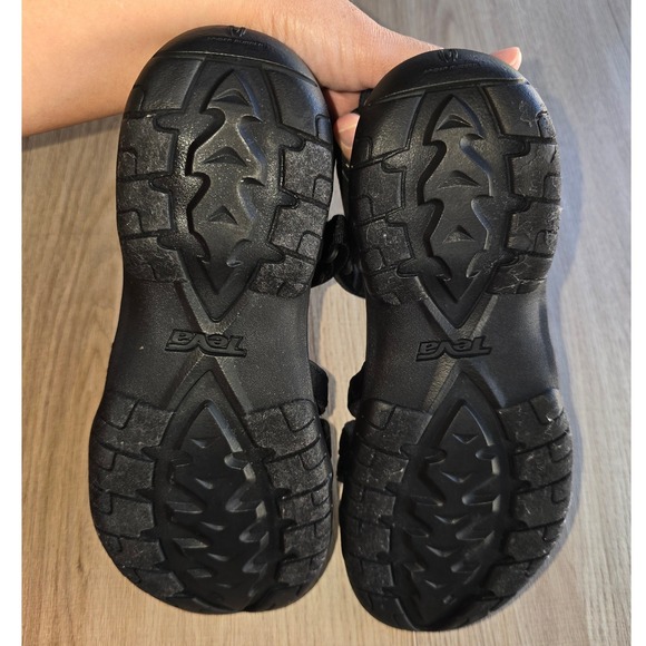 TEVA Women's Tirra Sandals Size 10 Black Adjustable Strappy Outdoor Hiking Sport - Picture 6 of 14
